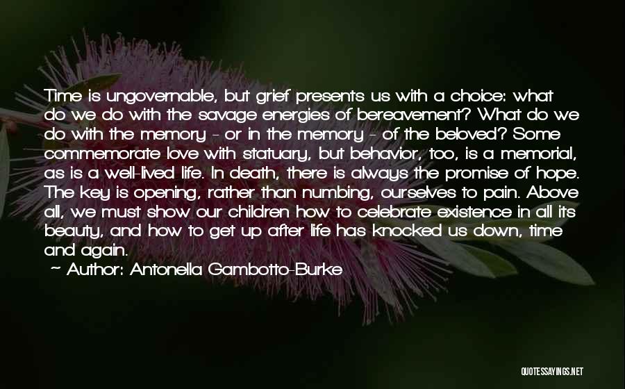 Bereavement Quotes By Antonella Gambotto-Burke