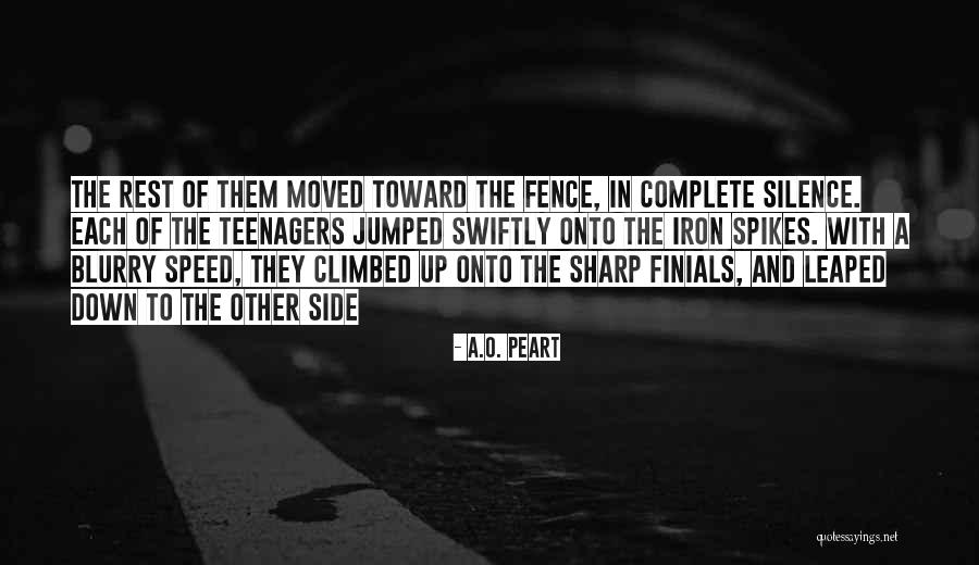 Bergfeld Vineyard Quotes By A.O. Peart Bergfeld Vineyard Quotes By A.O. Peart