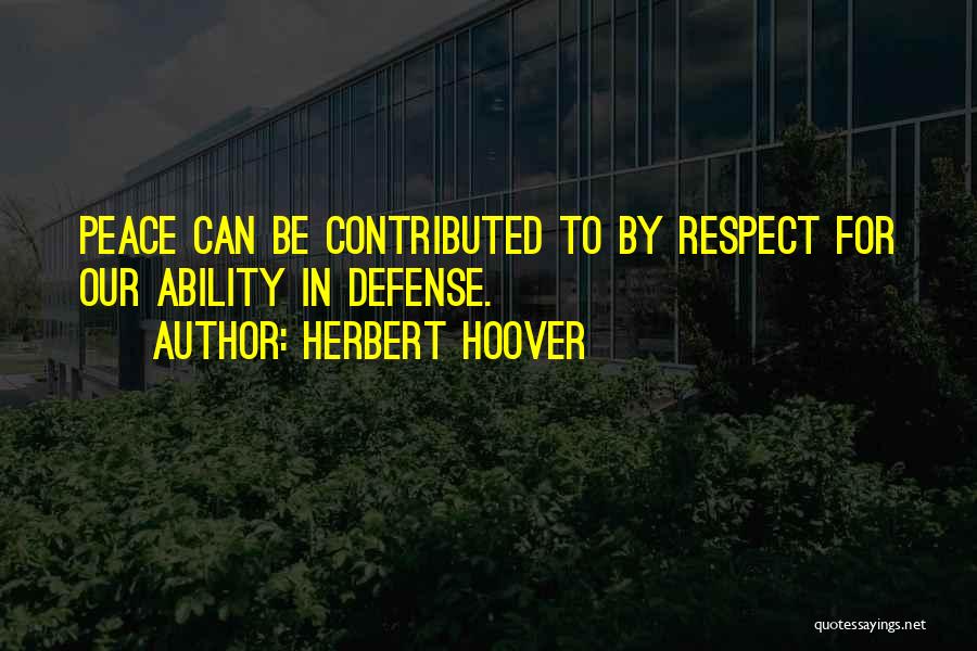 Bergius Bil Quotes By Herbert Hoover