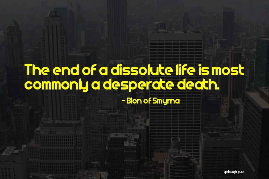 Bergmeiers Quotes By Bion Of Smyrna Bergmeiers Quotes By Bion Of Smyrna