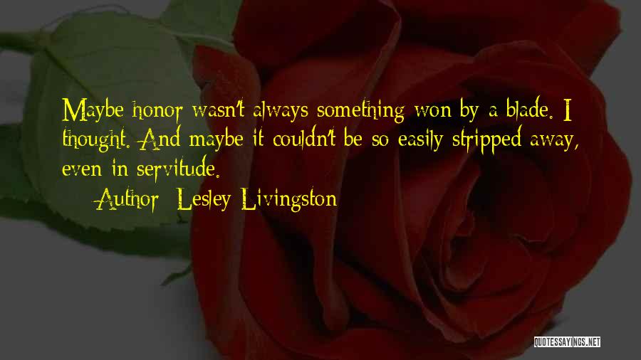 Bergonzoni Lucia Quotes By Lesley Livingston