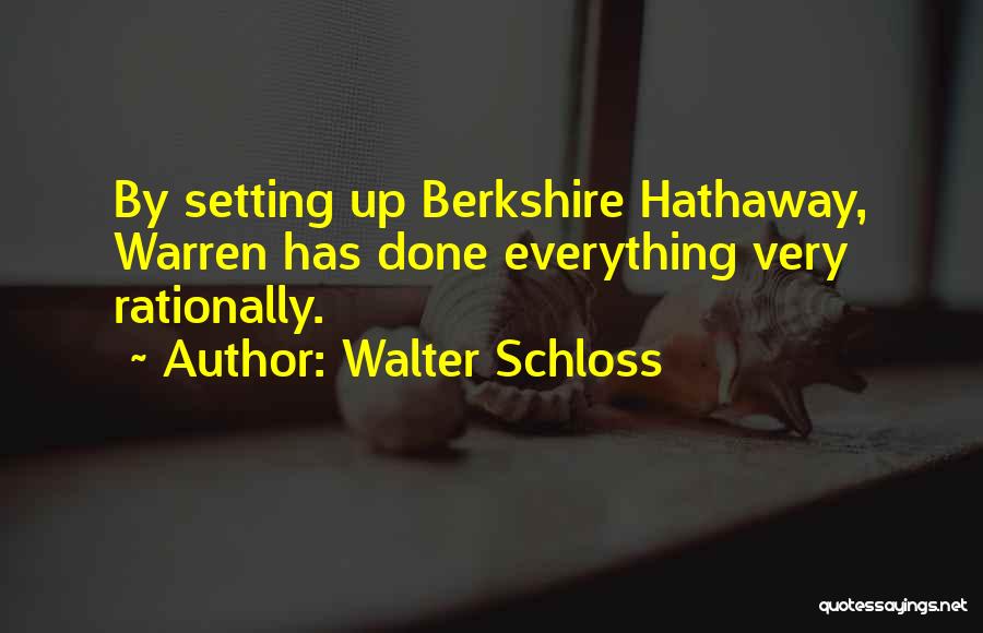 Berkshire Hathaway Quotes By Walter Schloss