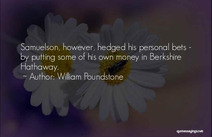 Berkshire Quotes By William Poundstone