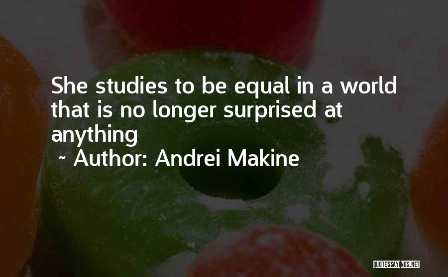 Berkun Studies Quotes By Andrei Makine