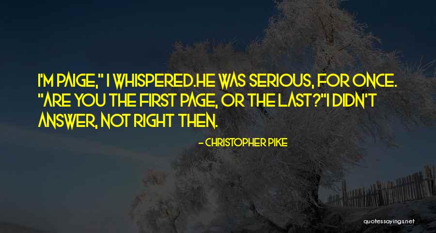 Berkuss Quotes By Christopher Pike Berkuss Quotes By Christopher Pike
