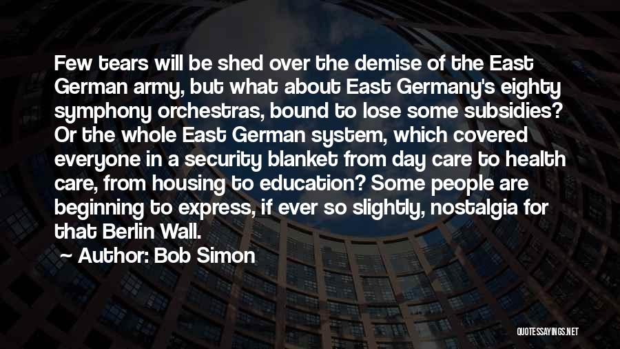 Berlin Germany Quotes By Bob Simon