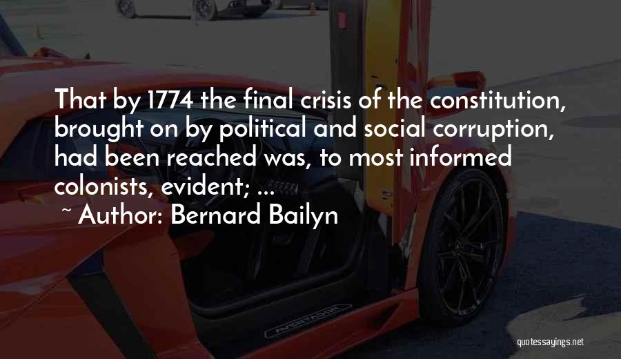 Bernard Bailyn Quotes 94185
