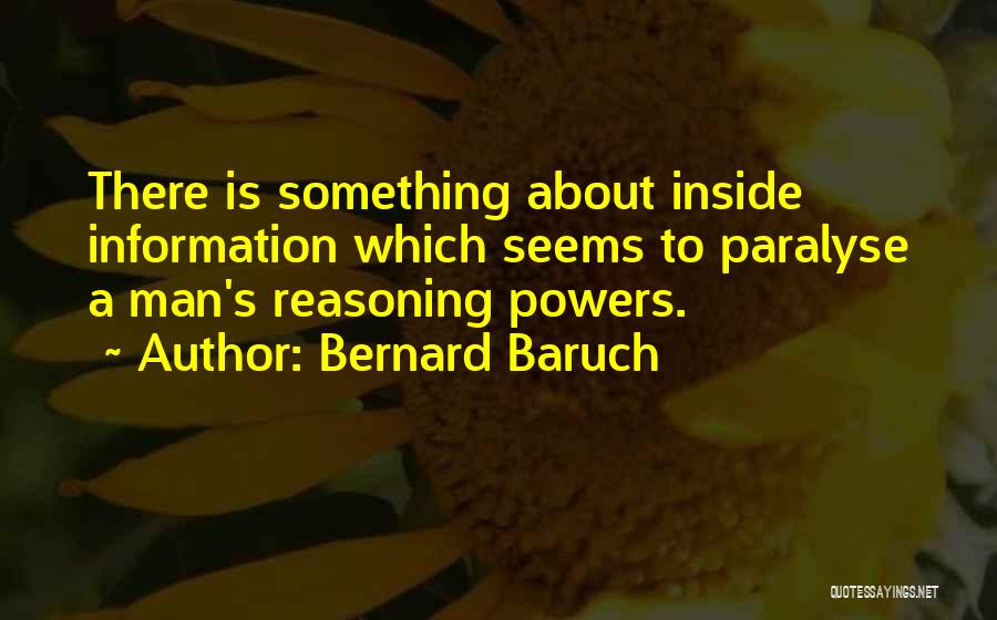 Bernard Baruch Quotes 1414071