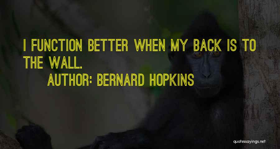 Bernard Hopkins Quotes 447810