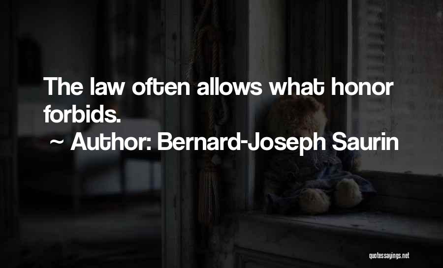 Bernard-Joseph Saurin Quotes 783088