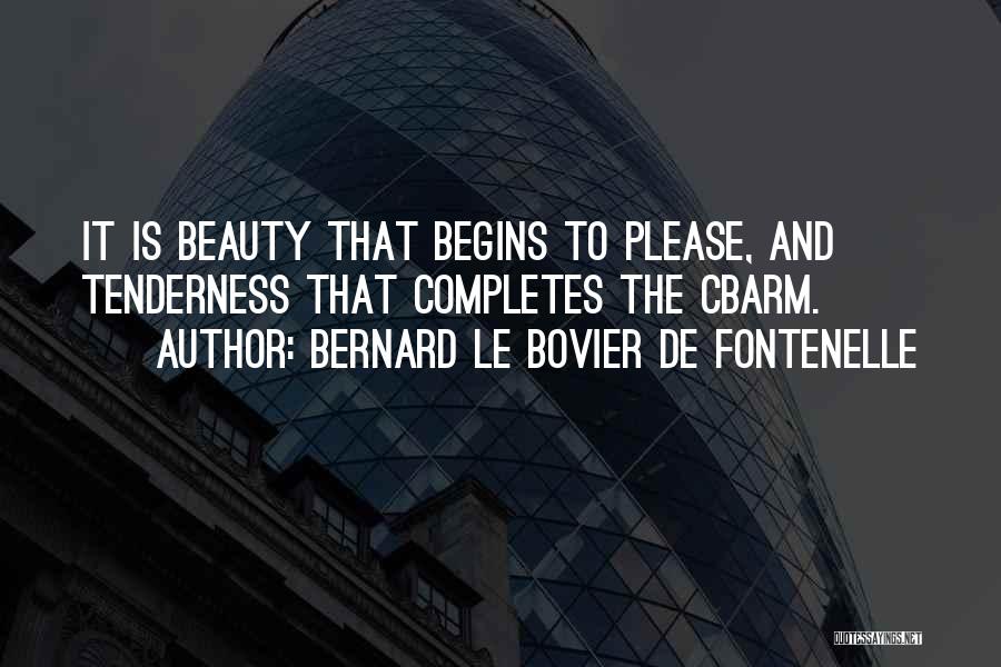 Bernard Le Bovier De Fontenelle Quotes 446599