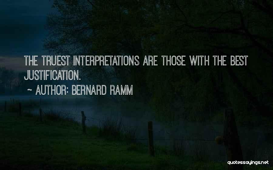 Bernard Ramm Quotes 940064