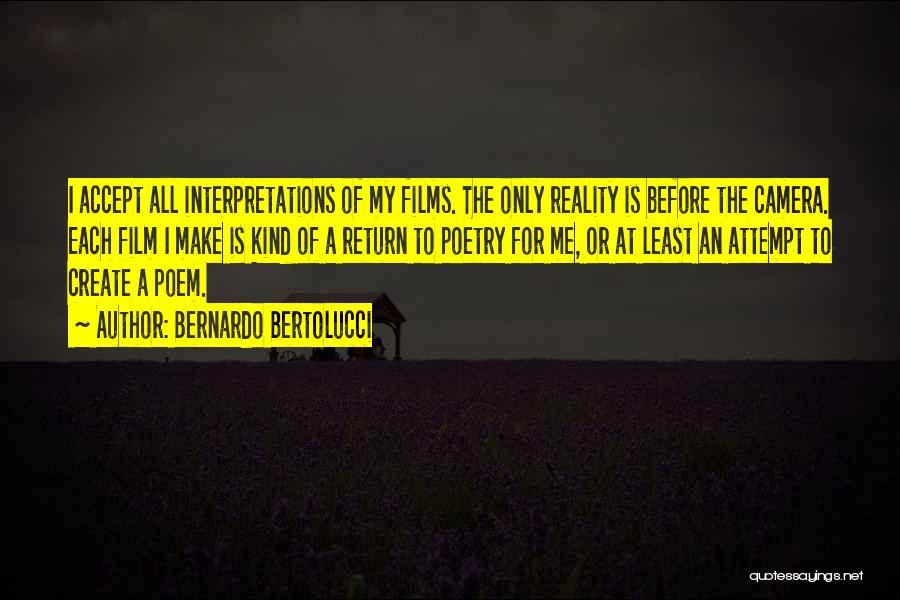 Bernardo Bertolucci Quotes 2062997