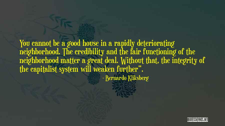 Bernardo Kliksberg Quotes 110631