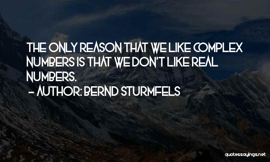 Bernd Sturmfels Quotes 1475654