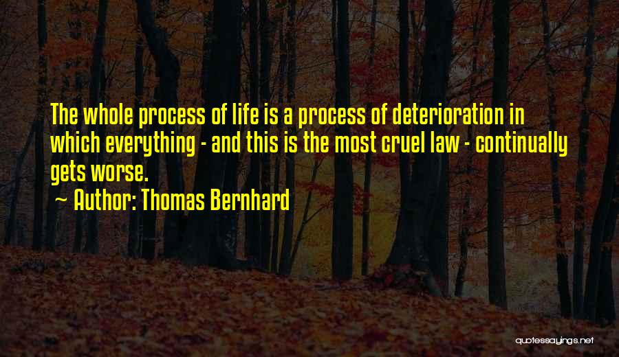 Bernhard Quotes By Thomas Bernhard