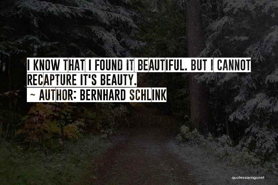 Bernhard Schlink Quotes 1947782