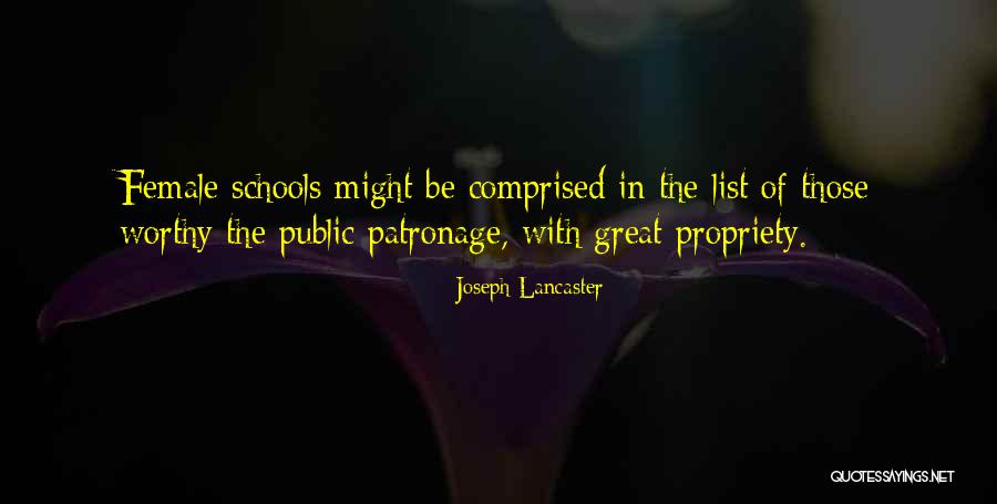Bernhardin Quotes By Joseph Lancaster Bernhardin Quotes By Joseph Lancaster