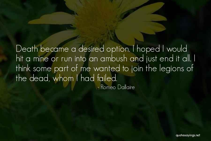 Berning Tire Quotes By Romeo Dallaire Berning Tire Quotes By Romeo Dallaire