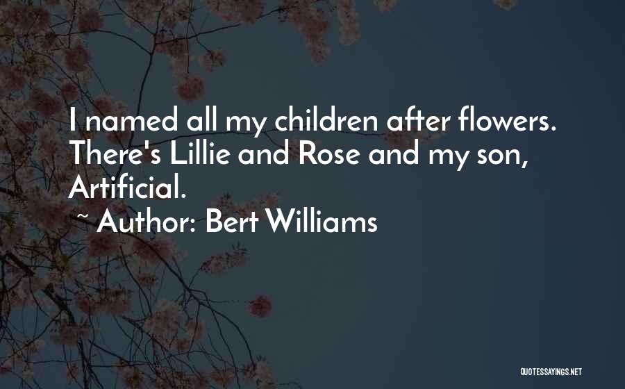 Bert Quotes By Bert Williams