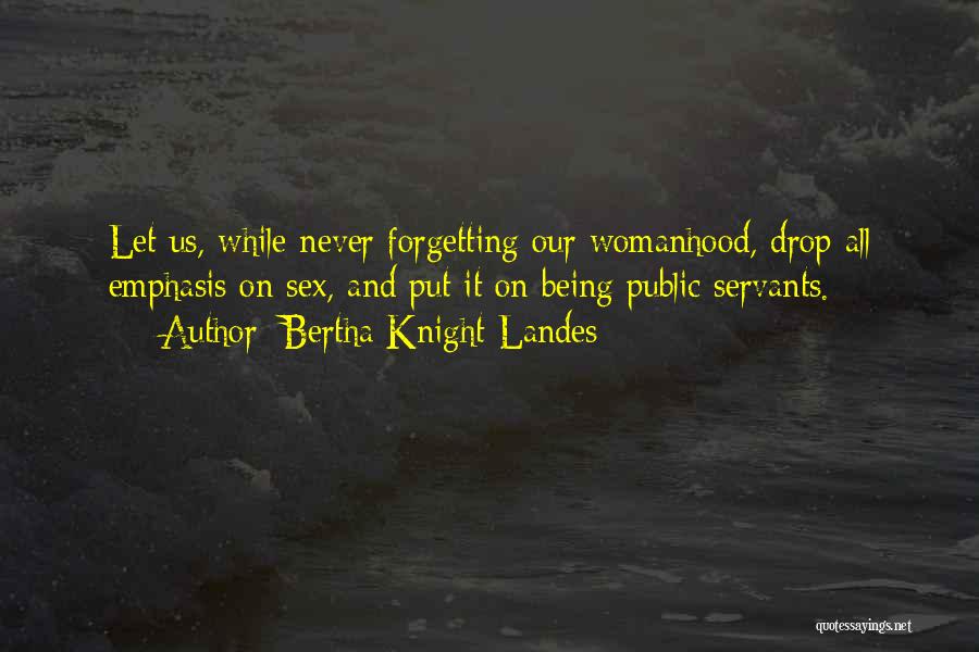 Bertha Knight Landes Quotes 1027581