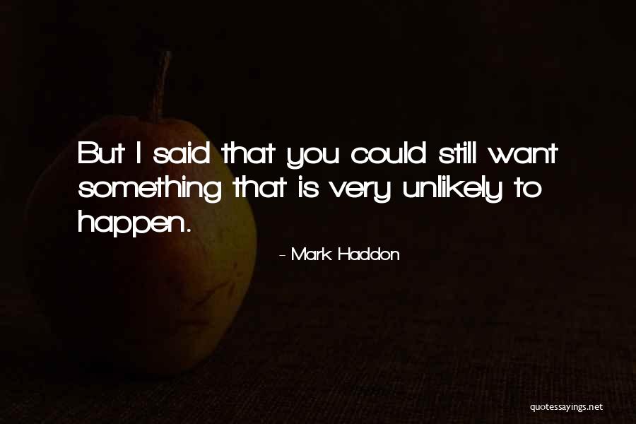 Bertignac Bruni Quotes By Mark Haddon