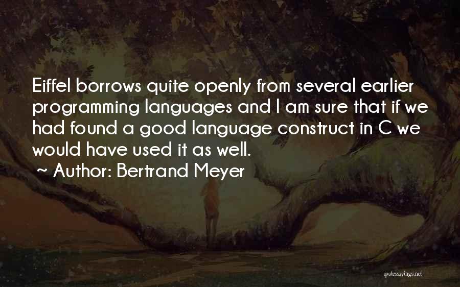 Bertrand Meyer Quotes 1877949