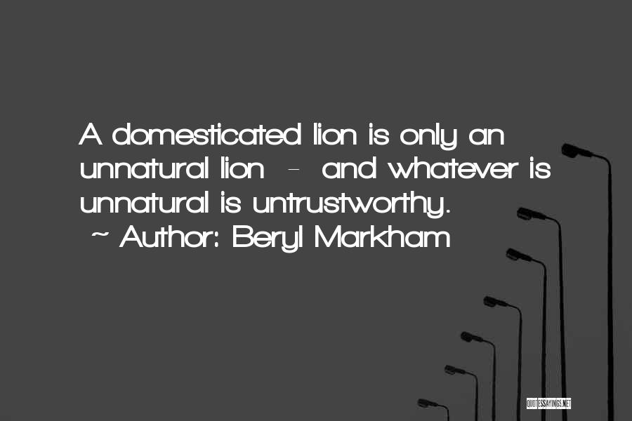 Beryl Markham Quotes 1038440
