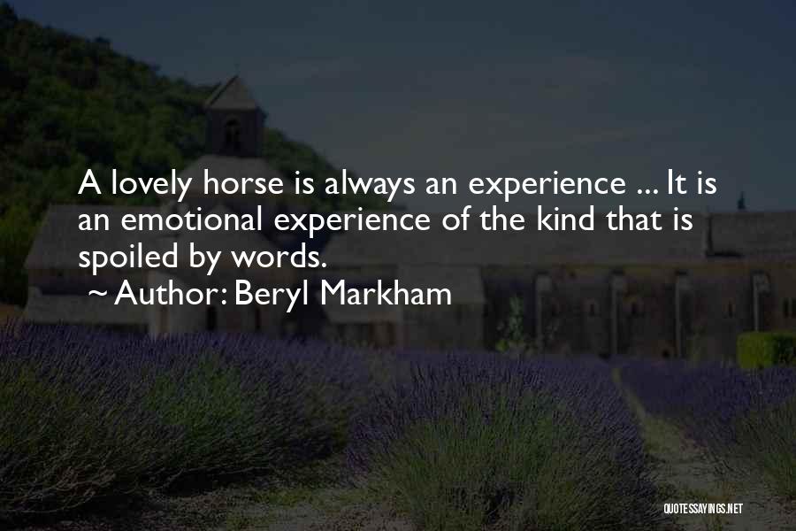 Beryl Markham Quotes 351022