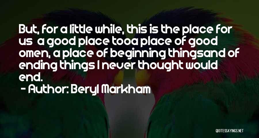 Beryl Markham Quotes 887752
