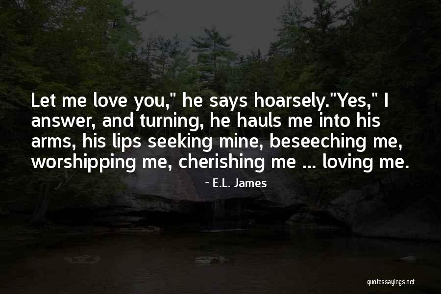 Beseeching Quotes By E.L. James Beseeching Quotes By E.L. James