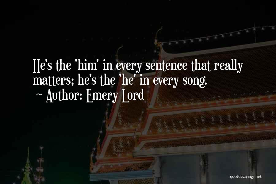 Best 1 Sentence Quotes By Emery Lord