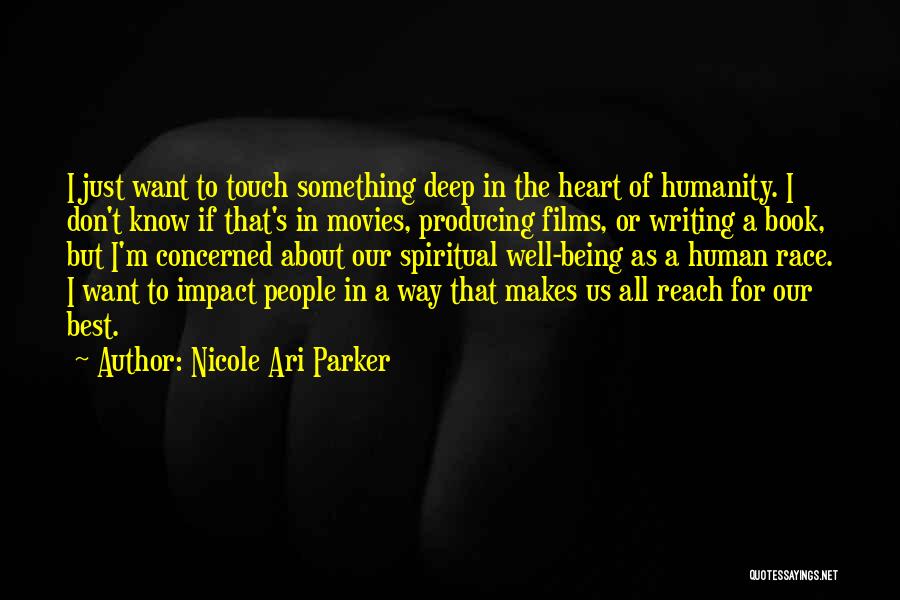 Best About Us Quotes By Nicole Ari Parker