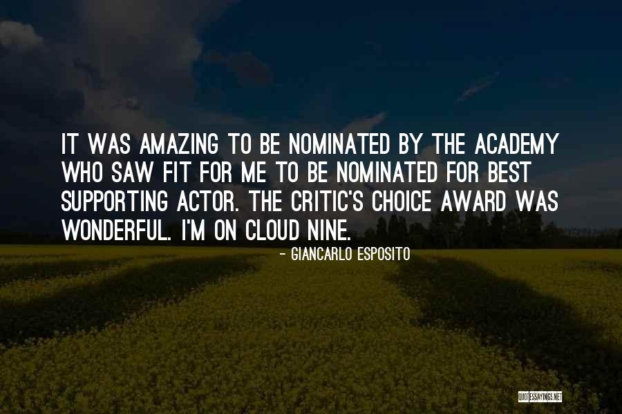 Best Academy Award Quotes By Giancarlo Esposito