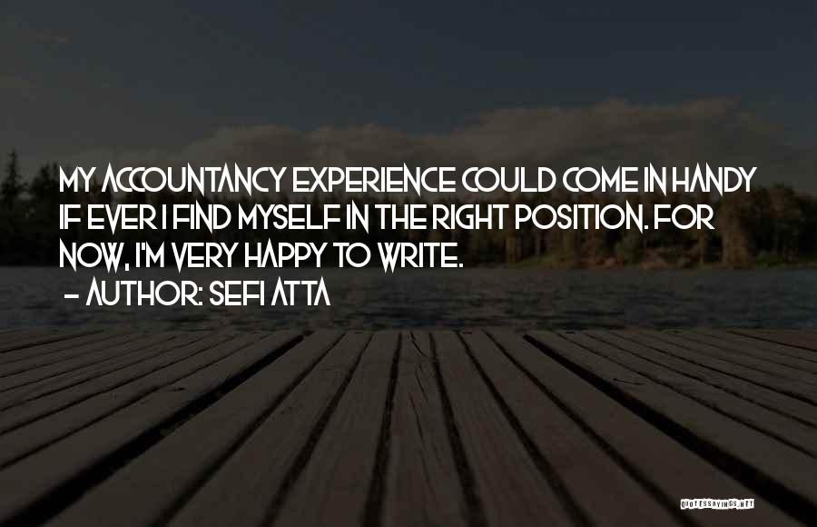 Best Accountancy Quotes By Sefi Atta