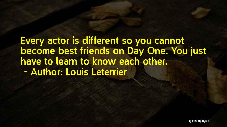 Best Actor Quotes By Louis Leterrier