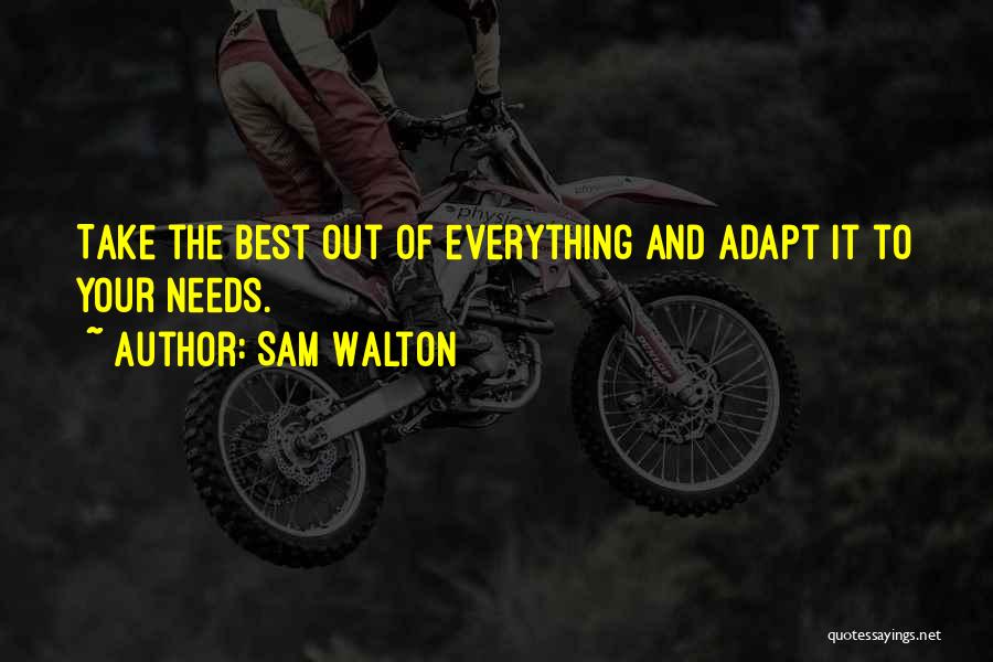 Best Adapt Quotes By Sam Walton