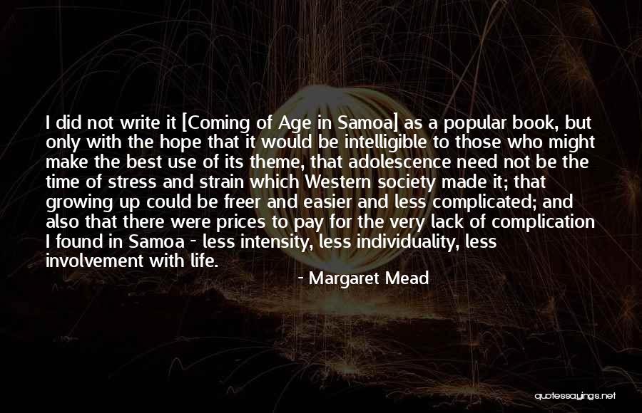 Best Adolescence Quotes By Margaret Mead Best Adolescence Quotes By Margaret Mead