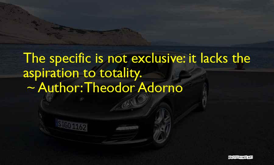 Best Adorno Quotes By Theodor Adorno