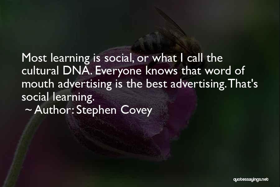 Best Advertising Quotes By Stephen Covey