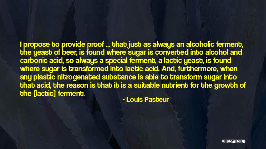 Best Alcoholic Quotes By Louis Pasteur