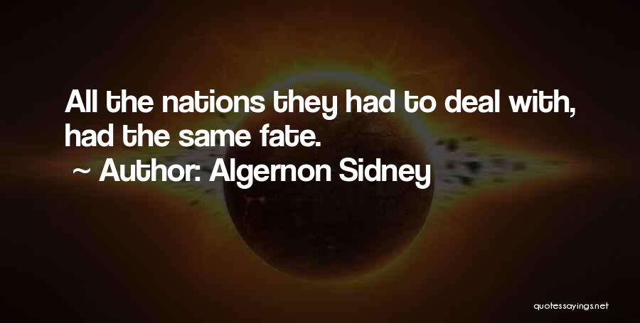 Best Algernon Sidney Quotes By Algernon Sidney