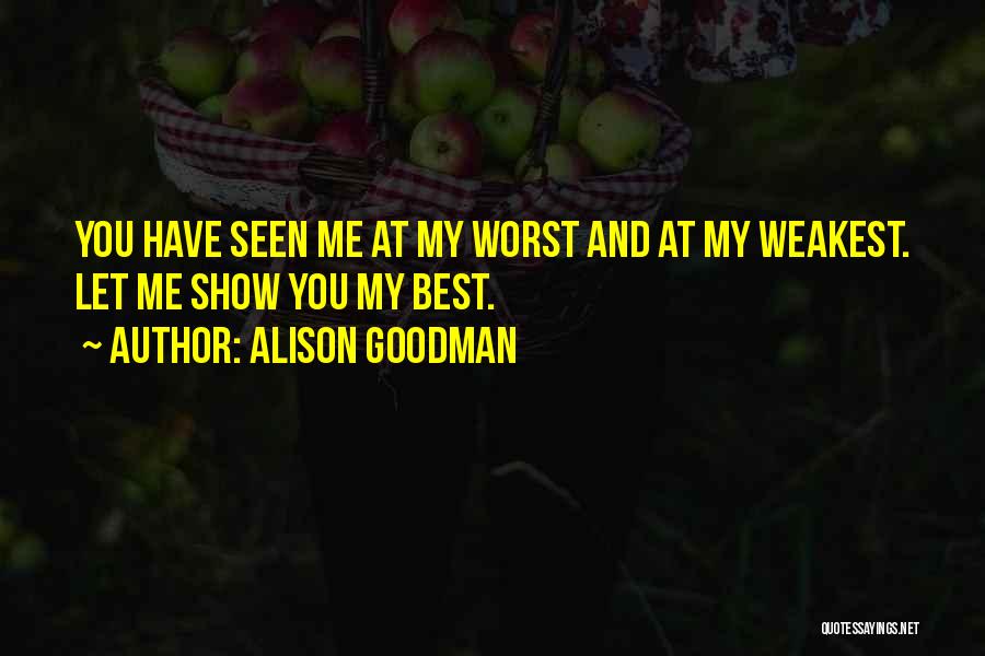 Best Alison Quotes By Alison Goodman