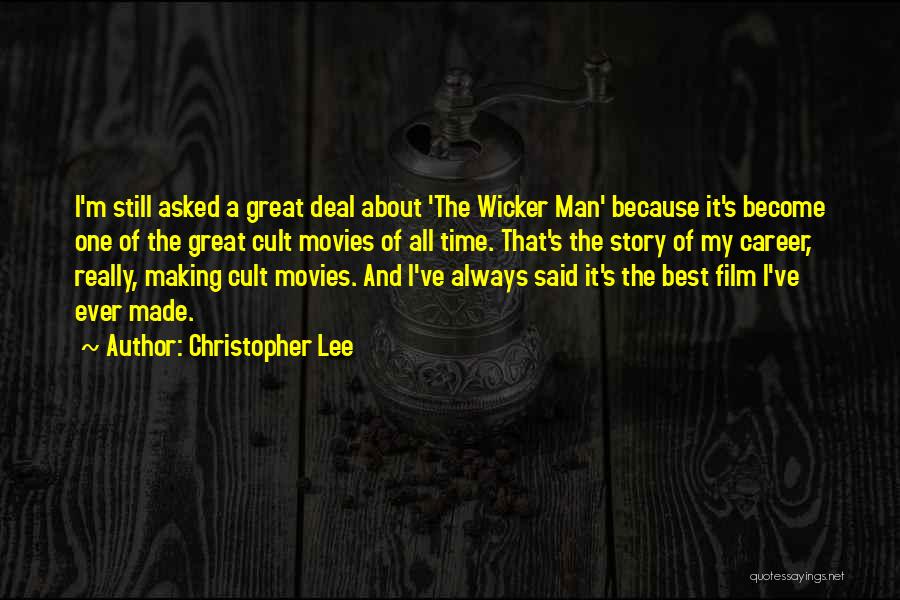 Best All Time Film Quotes By Christopher Lee