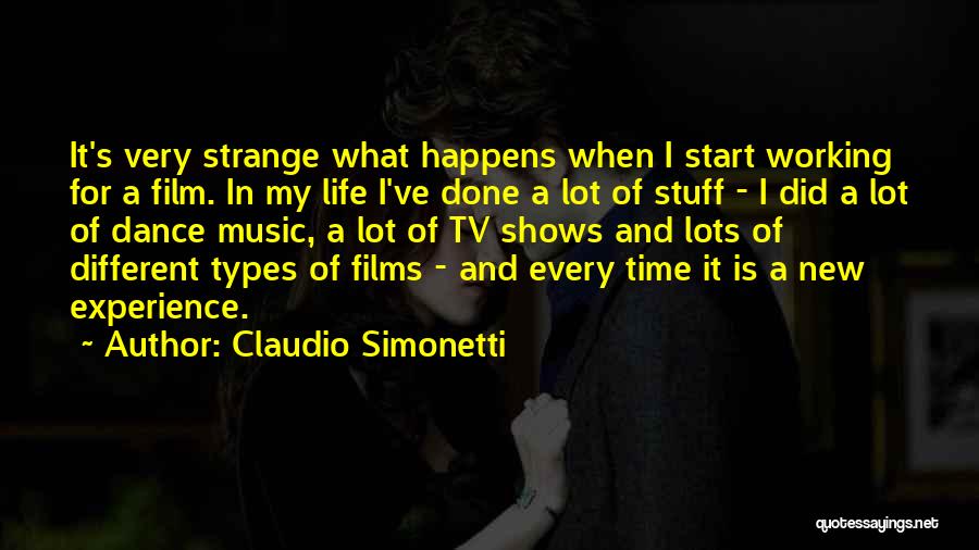 Best All Types Of Quotes By Claudio Simonetti