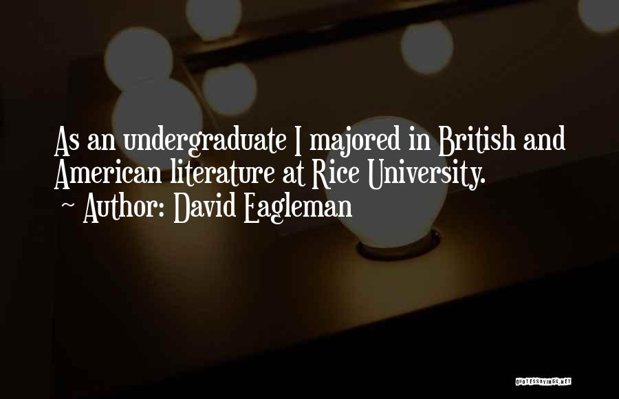 Best American Literature Quotes By David Eagleman