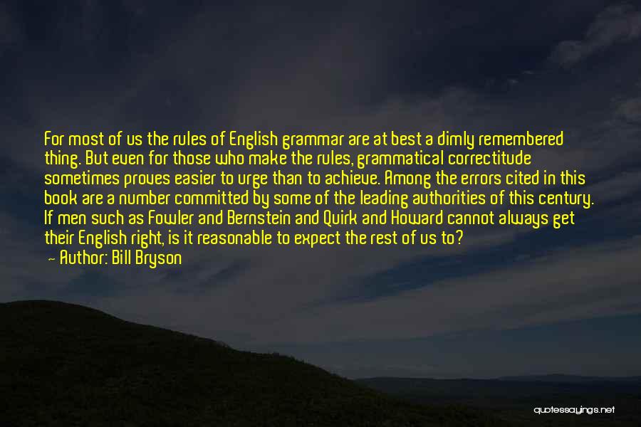 Best Among The Rest Quotes By Bill Bryson