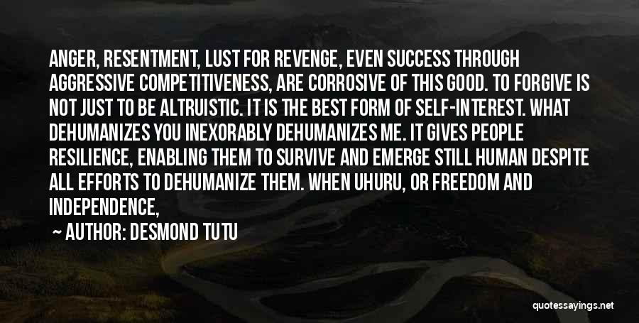 Best Anger Quotes By Desmond Tutu