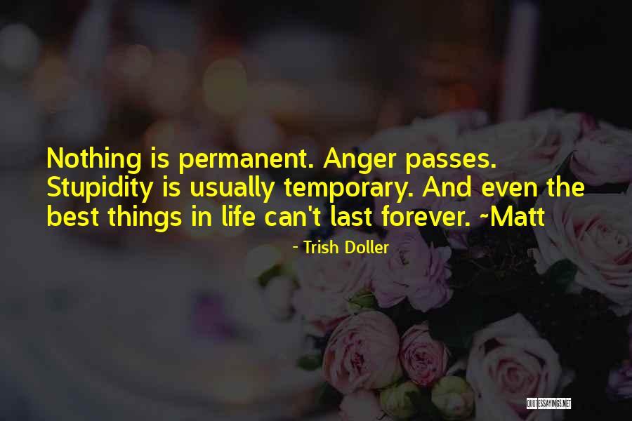 Best Anger Quotes By Trish Doller