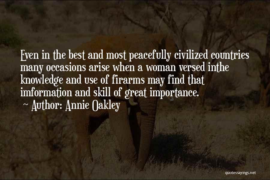 Best Annie Oakley Quotes By Annie Oakley